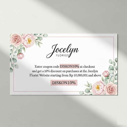 Voucher Diskon Jocelyn Florist