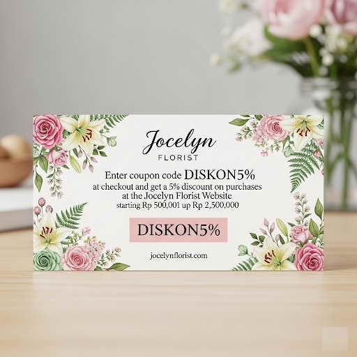 Voucher Diskon Jocelyn Florist