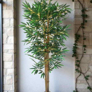 Pohon Hias Bambu Artifisial Topiary 120 cm Tanaman Plastik Dekorasi Ruangan Indoor Modern
