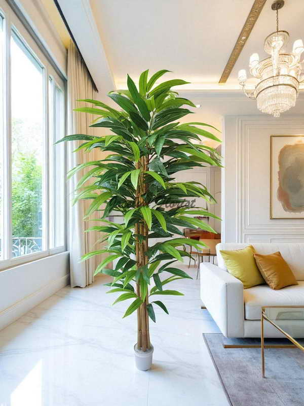 Pohon Bambu Besar Artifisial 180cm Dekorasi Rumah & Kantor Bergaya Natural Estetik Realistis Minimalis - Image 3