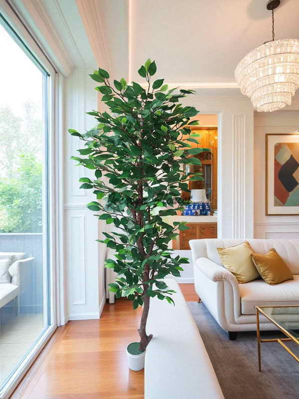 Pohon Beringin Plastik Topiary 180cm Dekorasi Rumah Kantor Elegan Restoran Realistis Natural Minimalis Estetik Modern